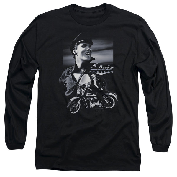 ELVIS PRESLEY Impressive Long Sleeve T-Shirt, Motorcycle