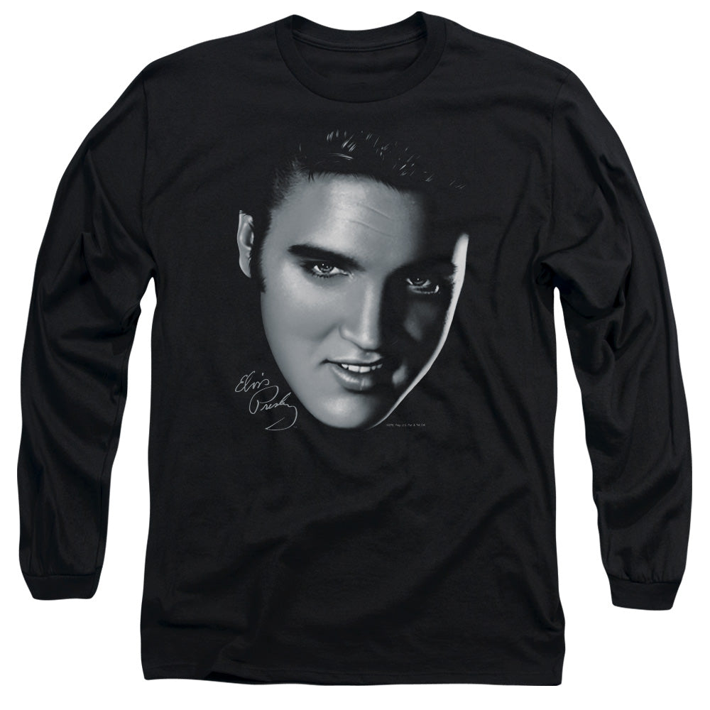 ELVIS PRESLEY Impressive Long Sleeve T-Shirt, Big Face