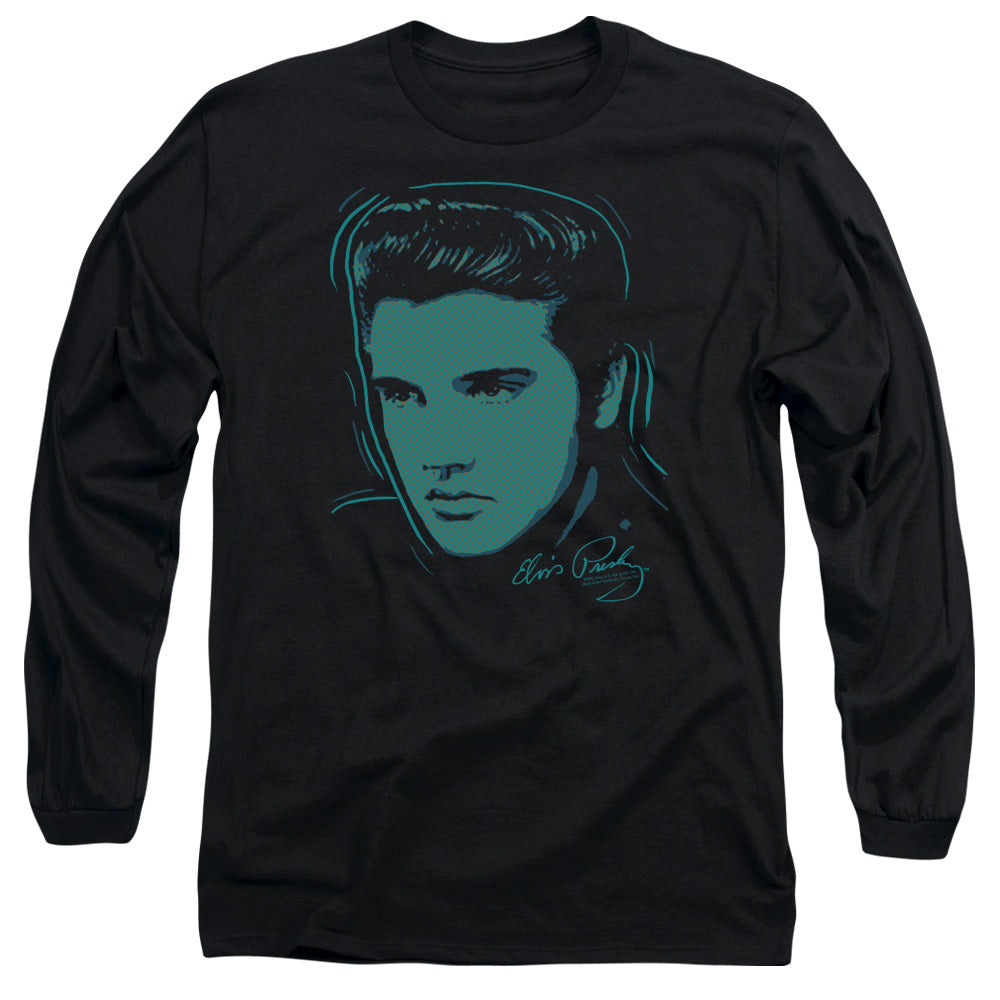 ELVIS PRESLEY Impressive Long Sleeve T-Shirt, Young Elvis