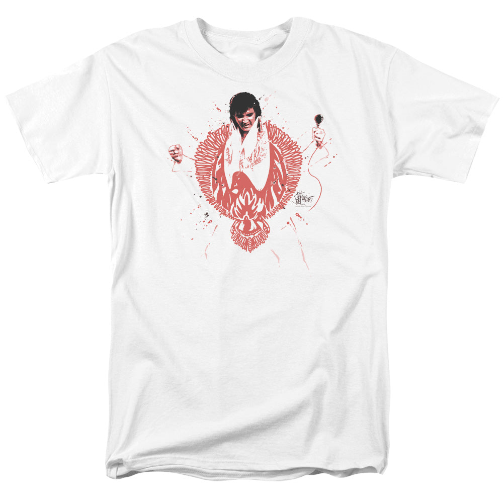 ELVIS PRESLEY Impressive T-Shirt, Red Phoenix