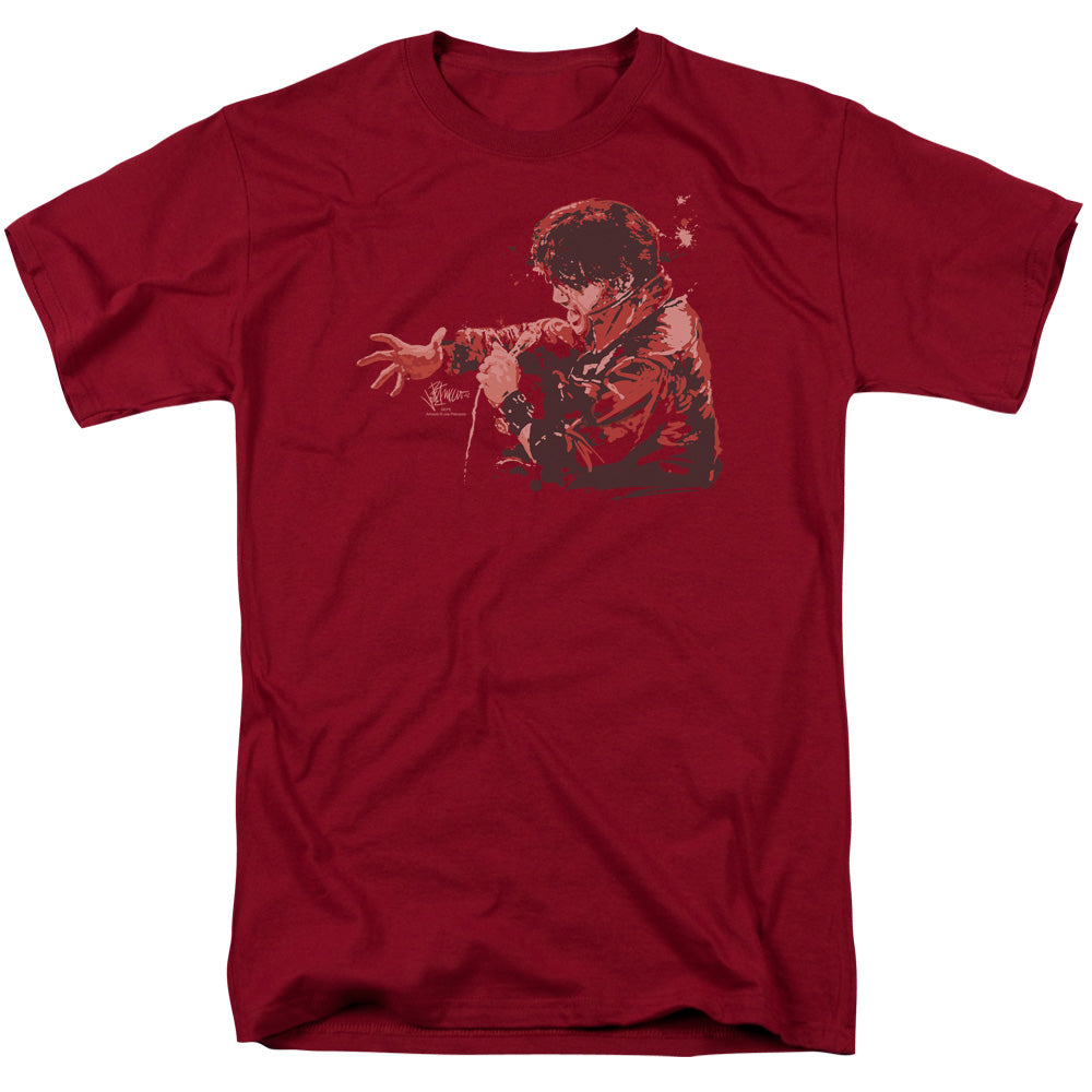 ELVIS PRESLEY Impressive T-Shirt, Red Comback