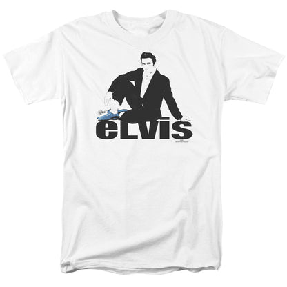 ELVIS PRESLEY Impressive T-Shirt, Blue Suede