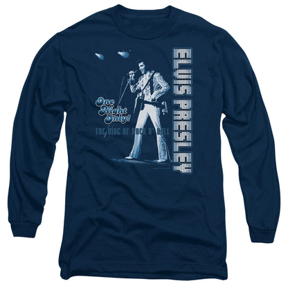 ELVIS PRESLEY Impressive Long Sleeve T-Shirt, One Night Only