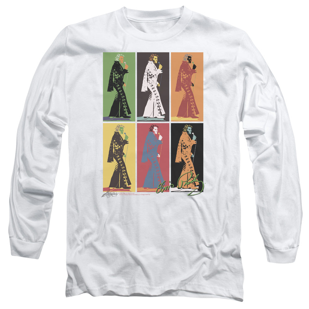 ELVIS PRESLEY Impressive Long Sleeve T-Shirt, Retro Boxes