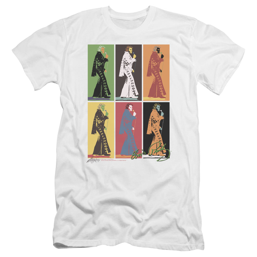 Premium ELVIS PRESLEY T-Shirt, Retro Boxes