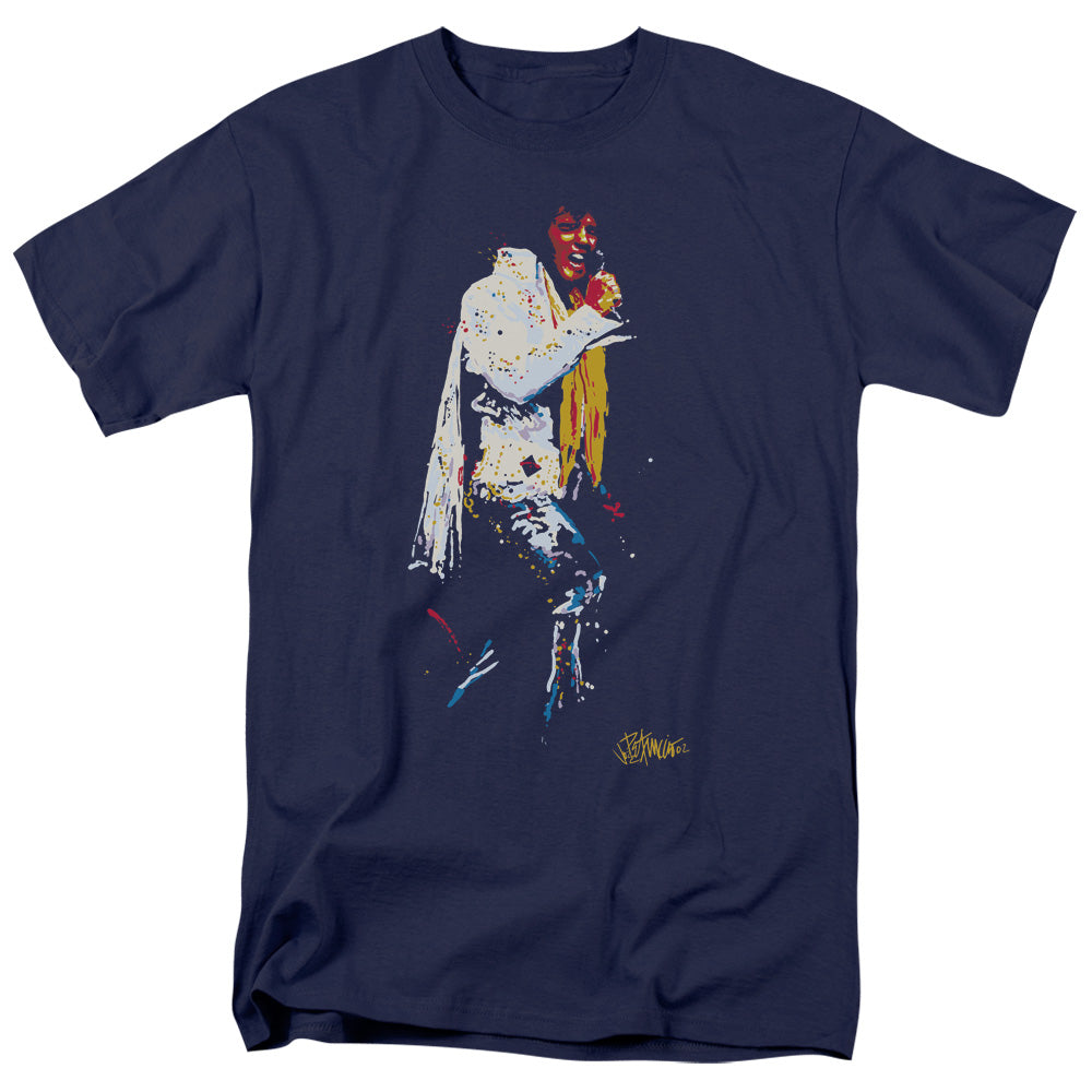 ELVIS PRESLEY Impressive T-Shirt, Yellow Scarf