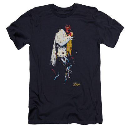 Premium ELVIS PRESLEY T-Shirt, Yellow Scarf