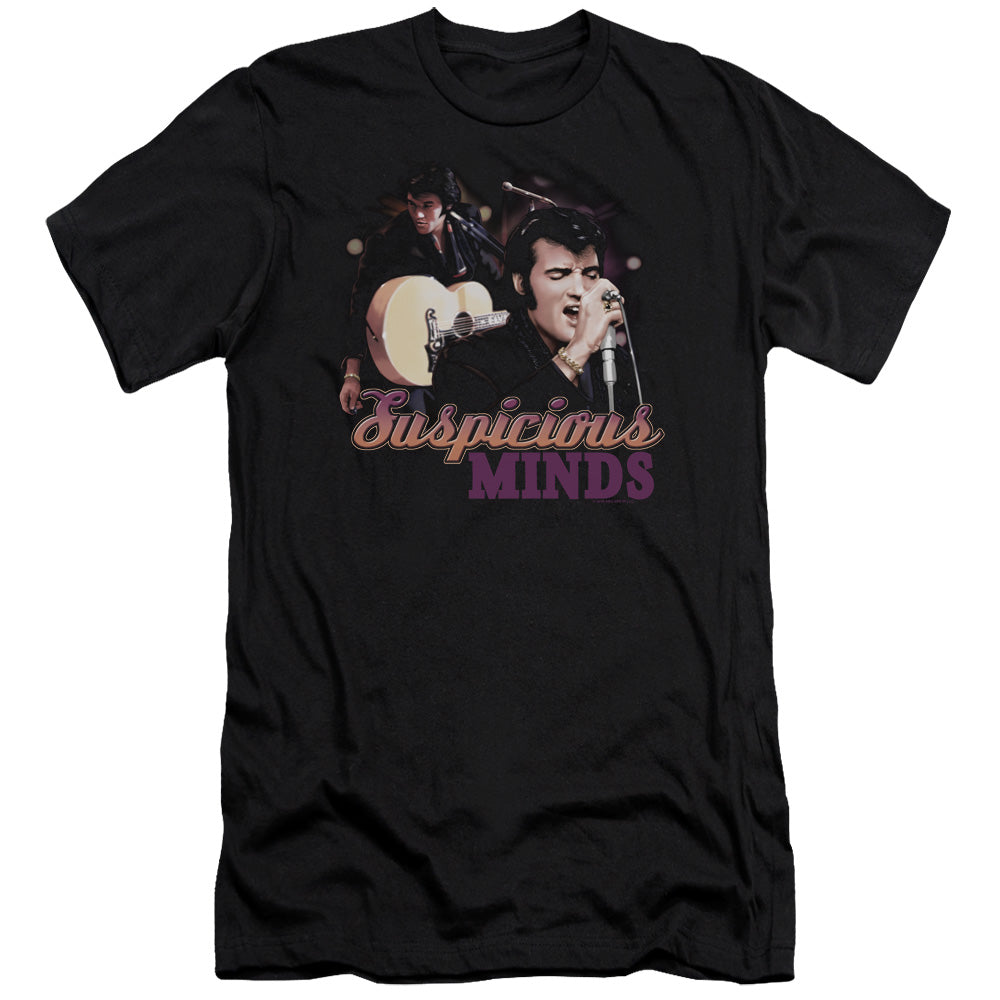 Premium ELVIS PRESLEY T-Shirt, Suspicious Minds