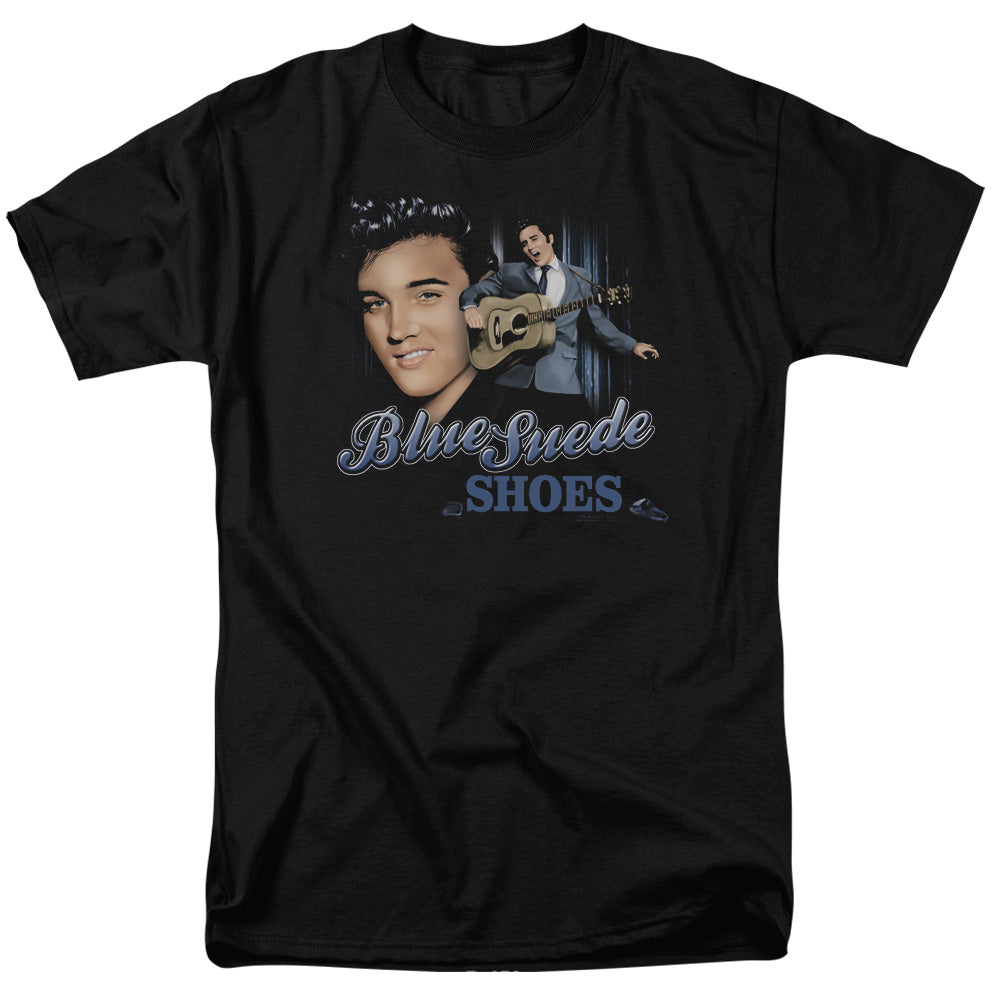 ELVIS PRESLEY Impressive T-Shirt, Blue Suede Shoes