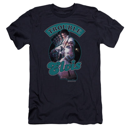 Premium ELVIS PRESLEY T-Shirt, Trouble