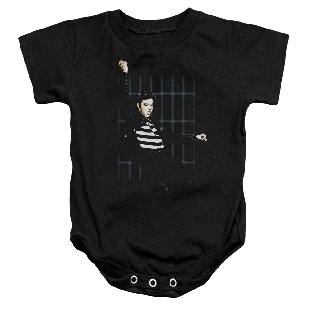 ELVIS PRESLEY Deluxe Infant Snapsuit, Blue Bars