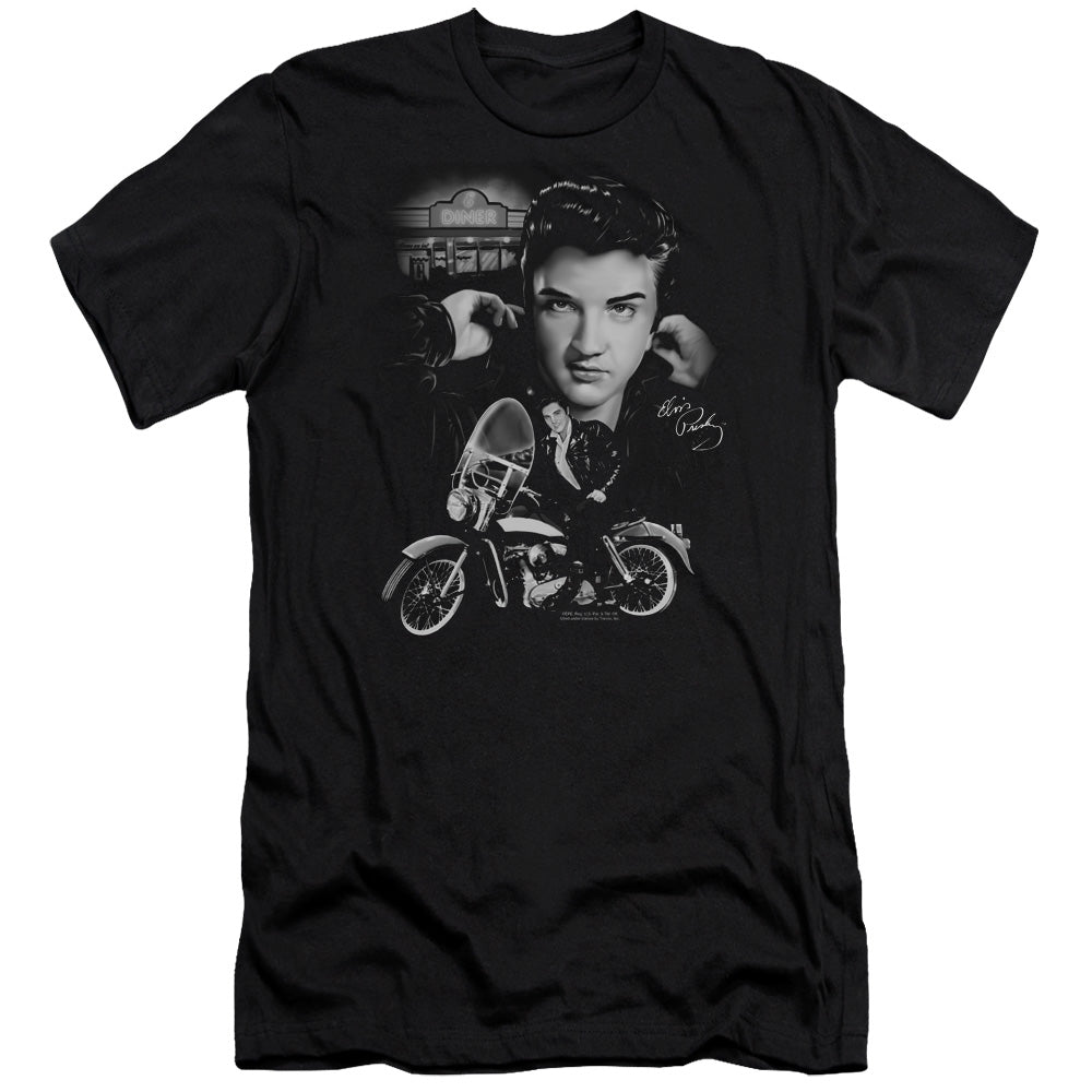 Premium ELVIS PRESLEY T-Shirt, The King Rides Again