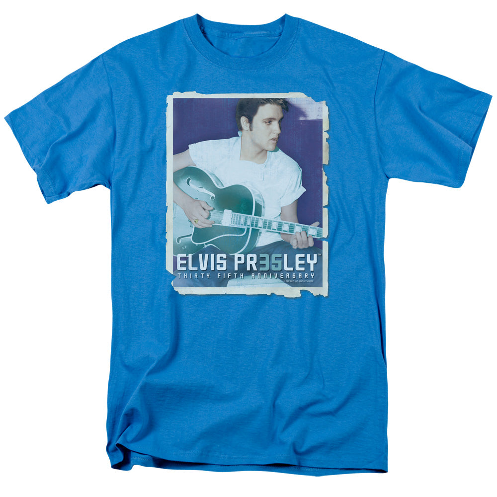 ELVIS PRESLEY Impressive T-Shirt, 35th Anniversary with Guitar