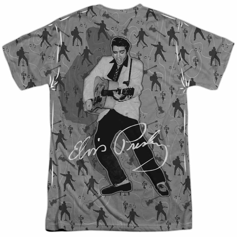 ELVIS PRESLEY Outstanding T-Shirt, Rockin All Over