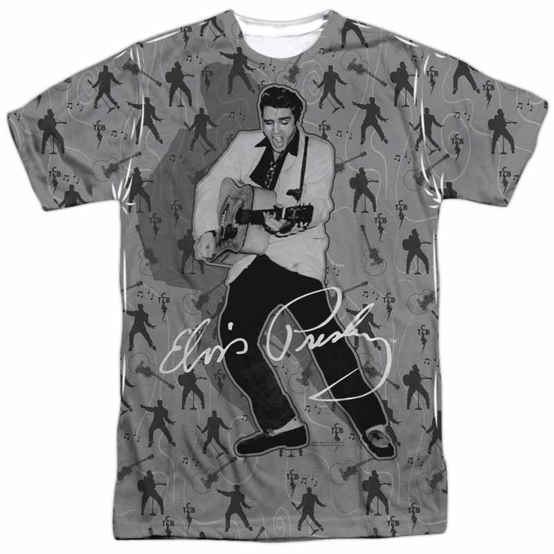 ELVIS PRESLEY Outstanding T-Shirt, Rockin All Over