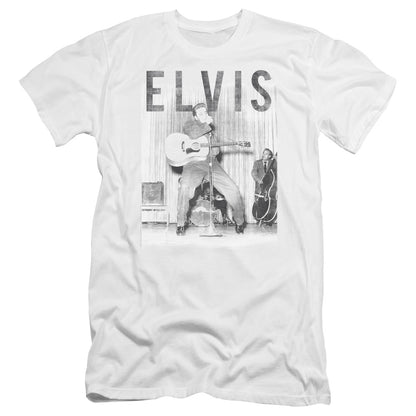 Premium ELVIS PRESLEY T-Shirt, On The Stage With The Band