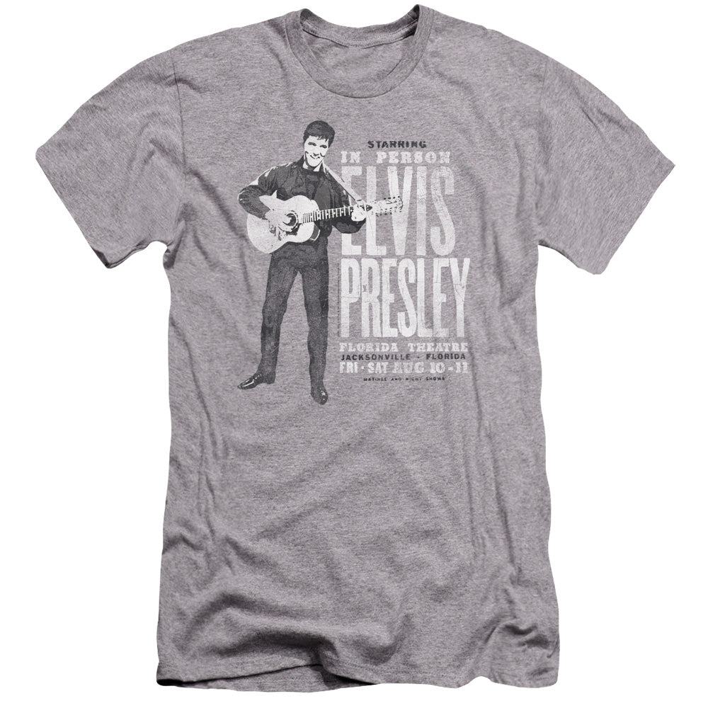 Premium ELVIS PRESLEY T-Shirt, Live in Jacksonville