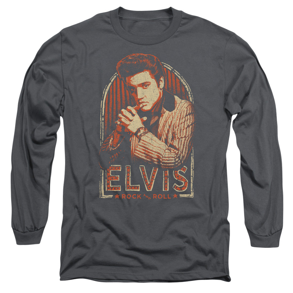 ELVIS PRESLEY Impressive Long Sleeve T-Shirt, Stripes