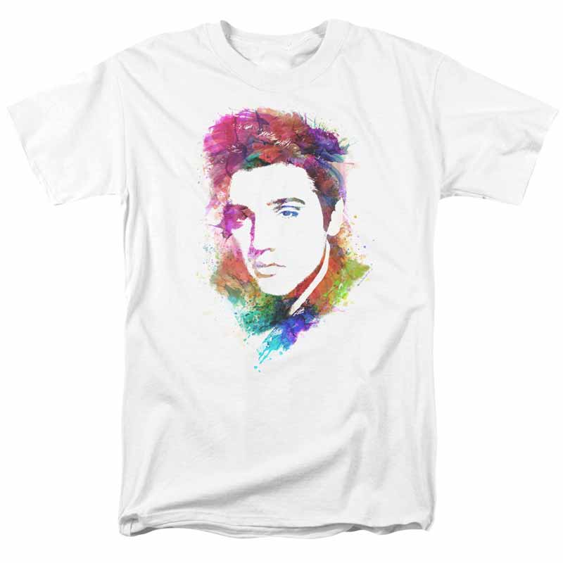 ELVIS PRESLEY Impressive T-Shirt, Watercolor King