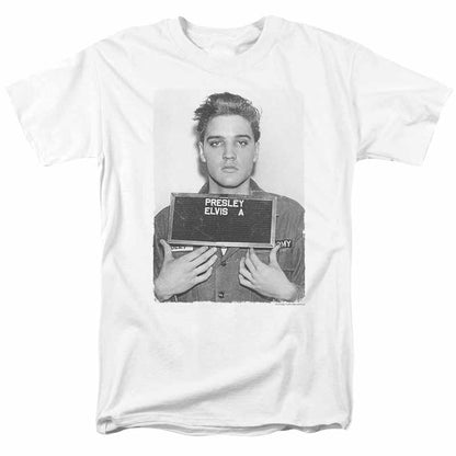 ELVIS PRESLEY Impressive T-Shirt, Army Mug Shot