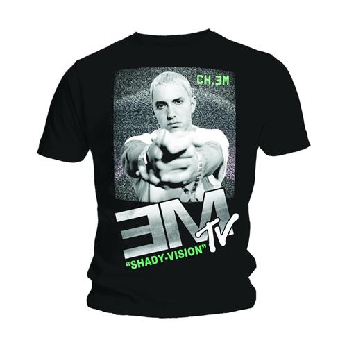 EMINEM Attractive T-Shirt, Em TV Shady Vision