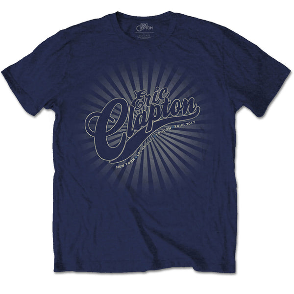 ERIC CLAPTON Attractive T-Shirt, Logo Rays