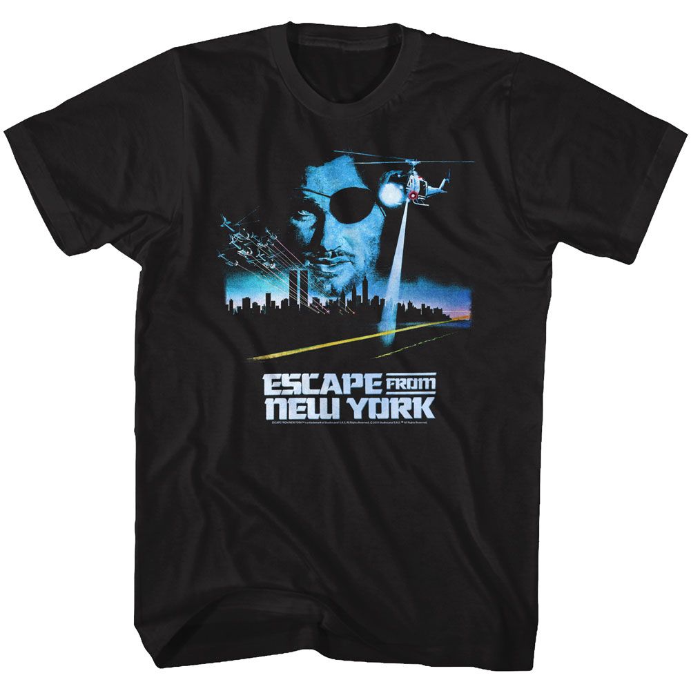 ESCAPE FROM NEW YORK Famous T-Shirt, Vintage Poster