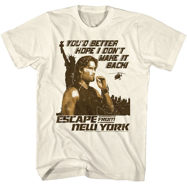 ESCAPE FROM NEW YORK Famous T-Shirt, Better Hope