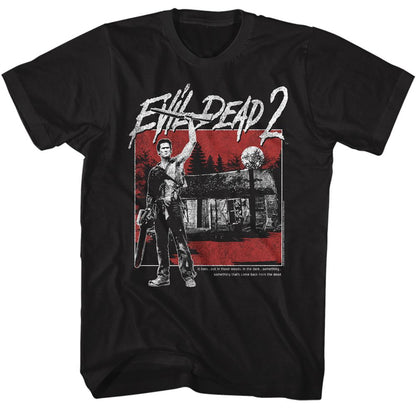 EVIL DEAD Eye-Catching T-Shirt, Cabin Square