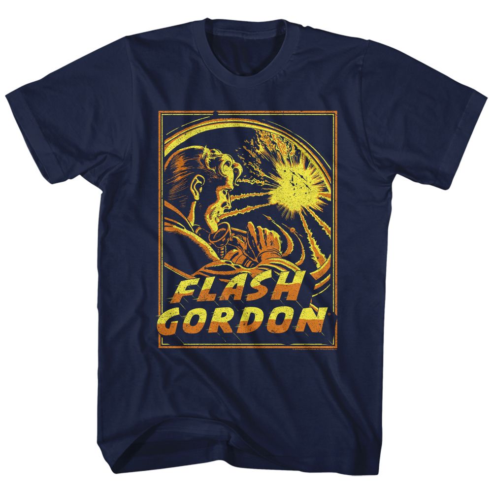 FLASH GORDON Witty T-Shirt, Space Explosion