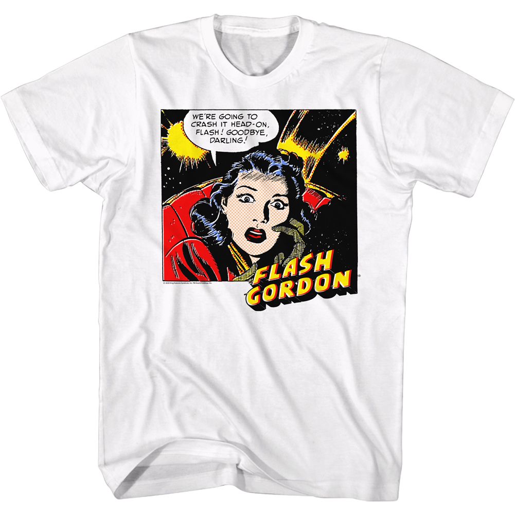 FLASH GORDON Witty T-Shirt, Gonna Crash