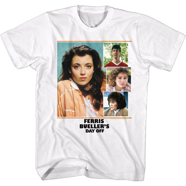 FERRIS BUELLER Funny T-Shirt, Sloane Collage