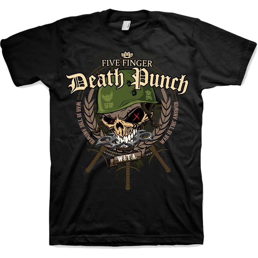 FIVE FINGER DEATH PUNCH Attractive T-Shirt, War Head