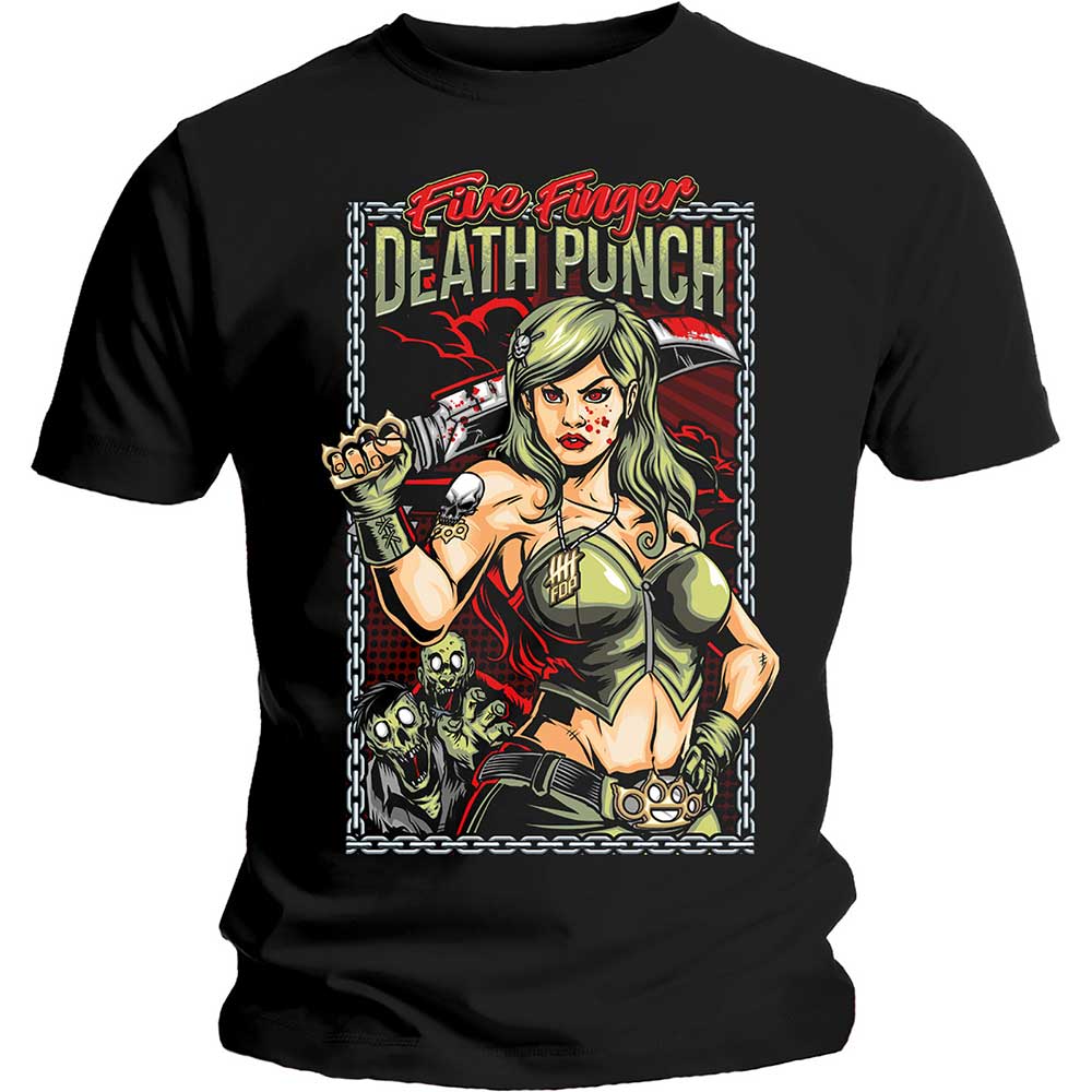 FIVE FINGER DEATH PUNCH Attractive T-Shirt, Assassin