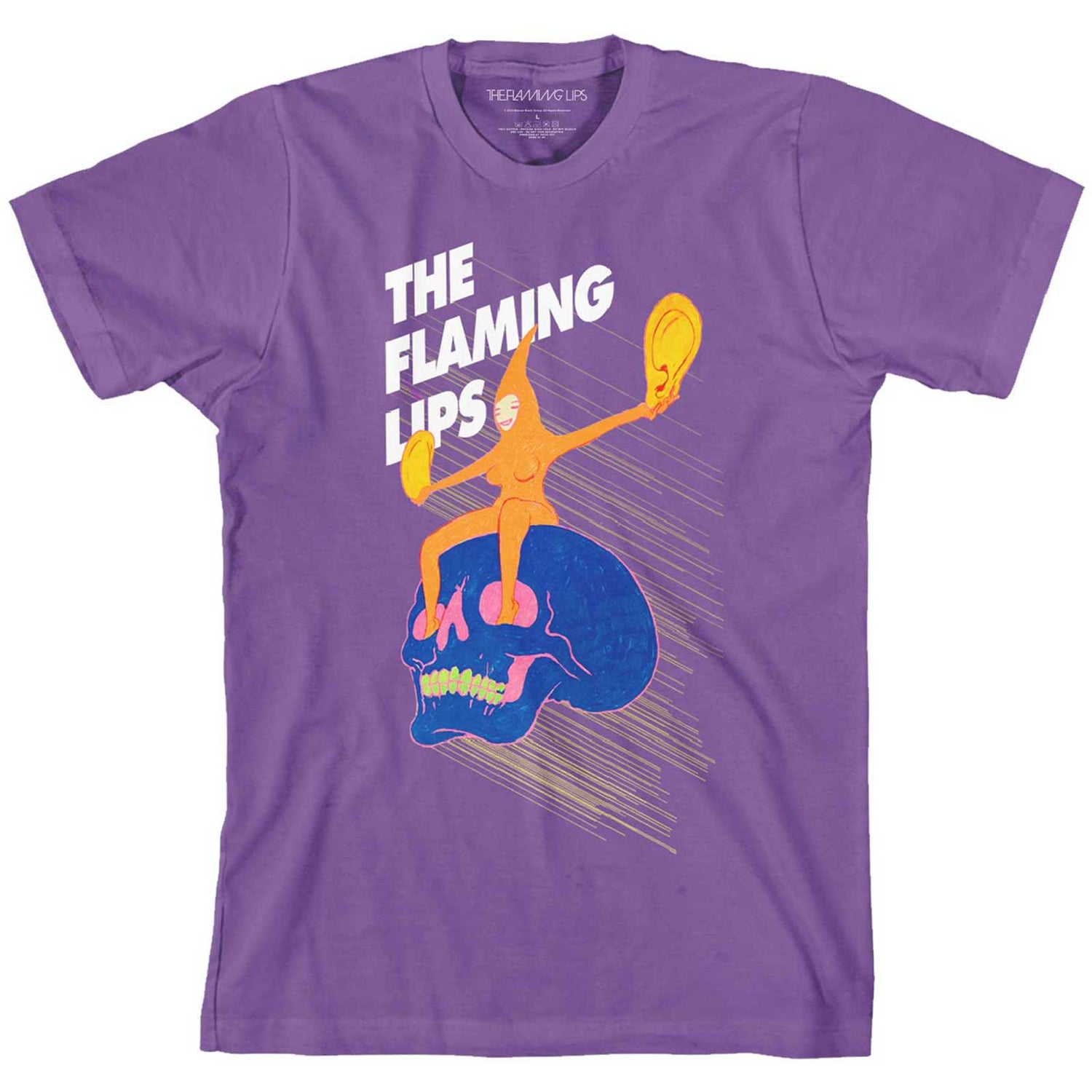 THE FLAMING LIPS Attractive T-Shirt, Skull Rider