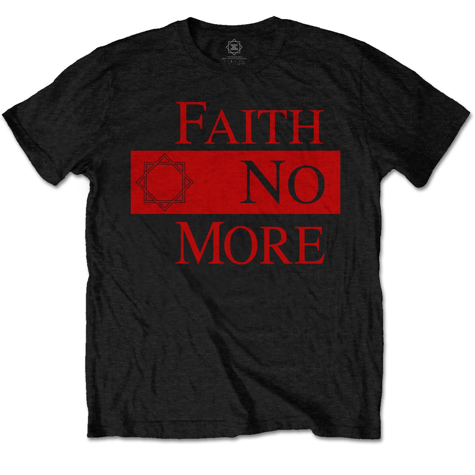 FAITH NO MORE Attractive T-Shirt, Classic New Logo Star