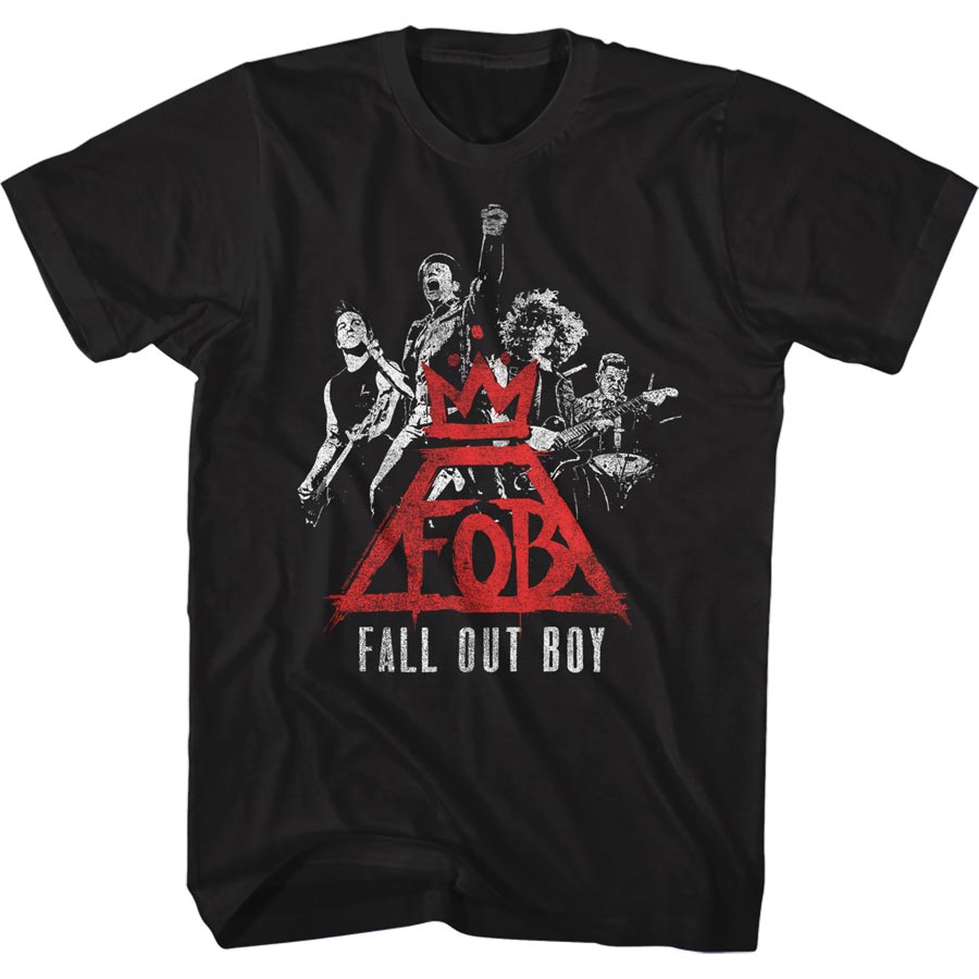 FALL OUT BOY Eye-Catching T-Shirt, Logo Band