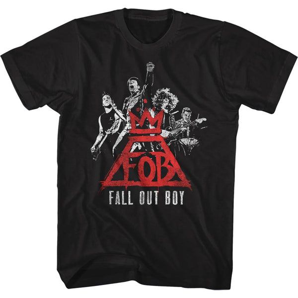 FALL OUT BOY Eye-Catching T-Shirt, Logo Band