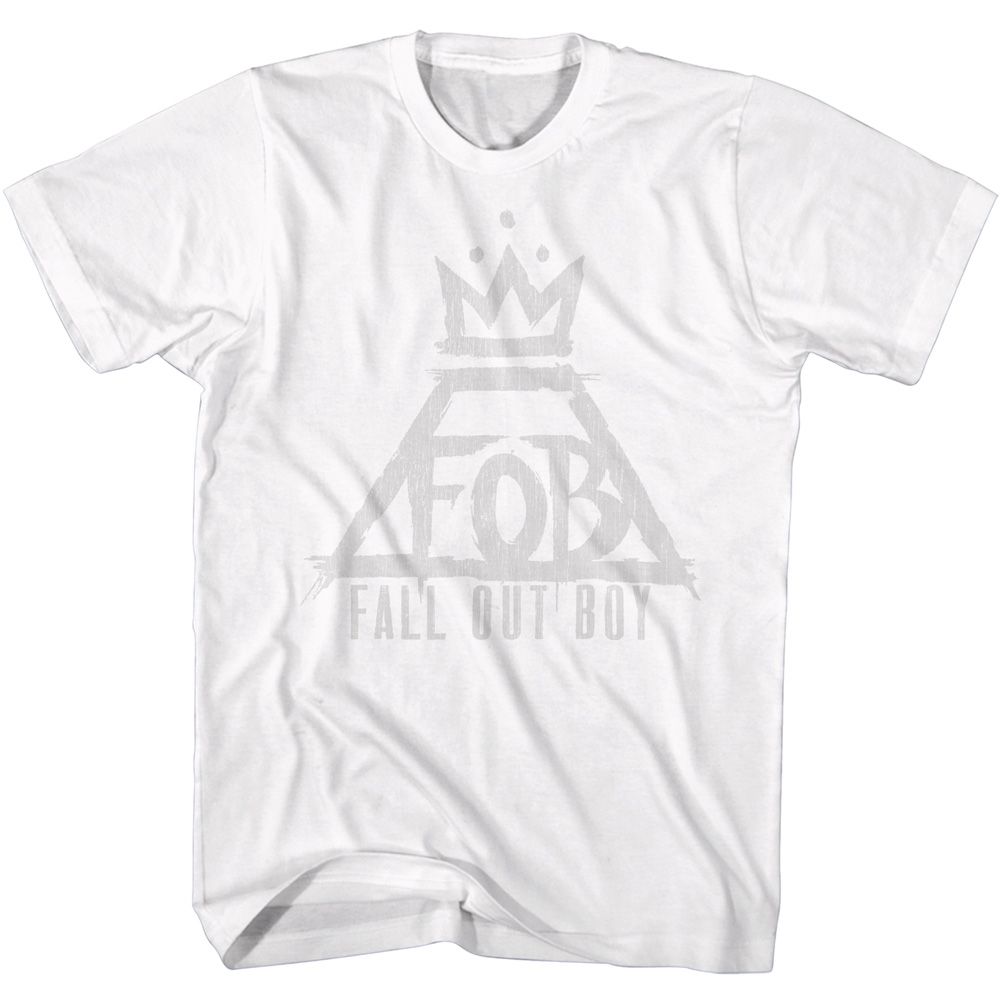 FALL OUT BOY Eye-Catching T-Shirt, Crown Logo