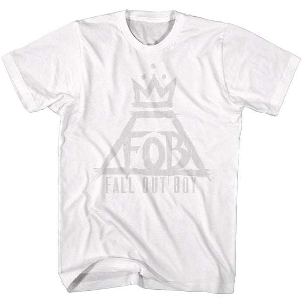 FALL OUT BOY Eye-Catching T-Shirt, Crown Logo