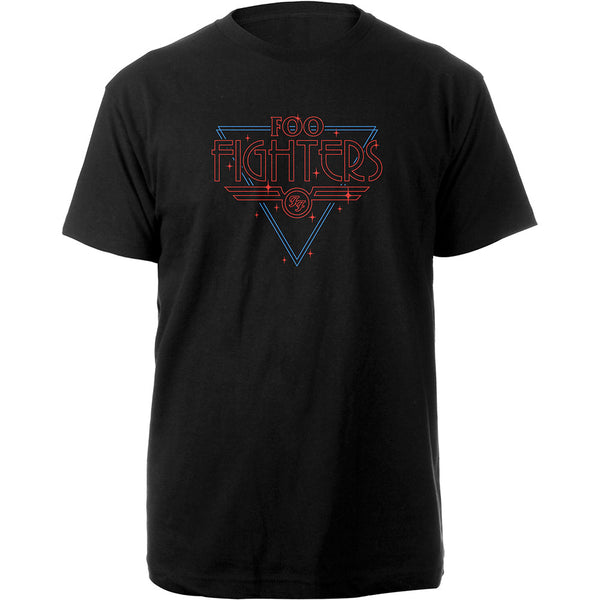 FOO FIGHTERS Attractive T-Shirt, Black Disco Outline