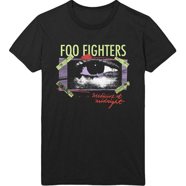 FOO FIGHTERS Attractive T-Shirt, Medicine at Midnight Taped