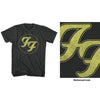 FOO FIGHTERS Attractive T-Shirt, Distressed Ff Logo