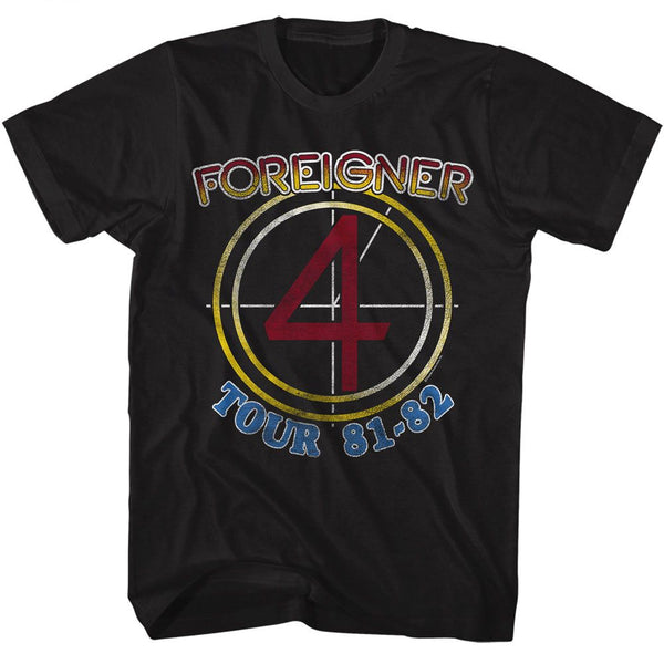 FOREIGNER Eye-Catching T-Shirt, Tour 81 82