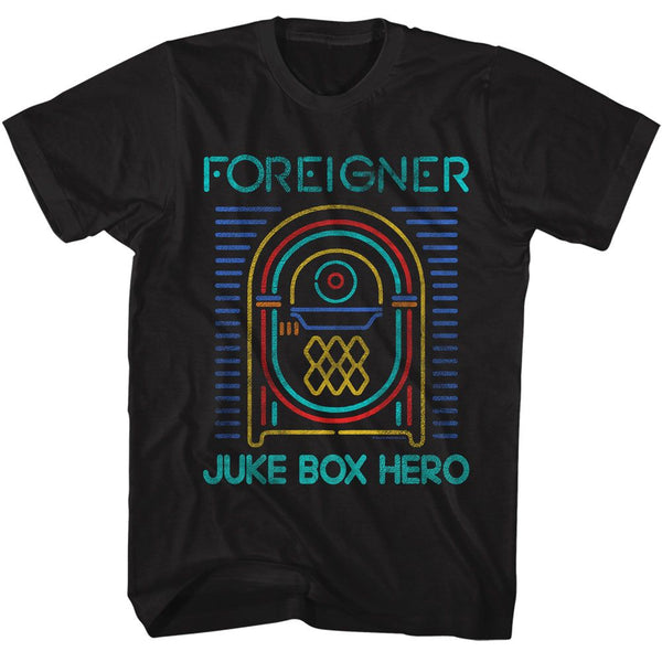 FOREIGNER Eye-Catching T-Shirt, Juke Box Hero
