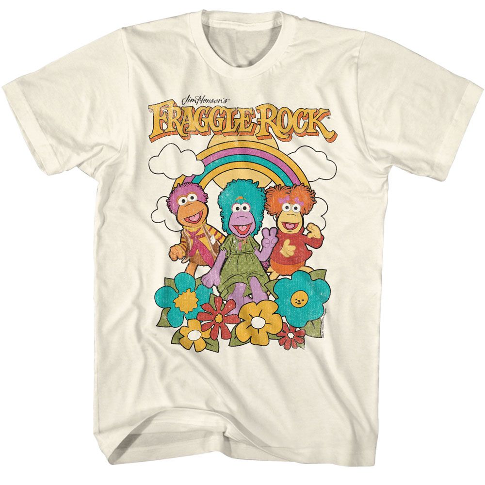 FRAGGLE ROCK Famous T-Shirt, Rainbow