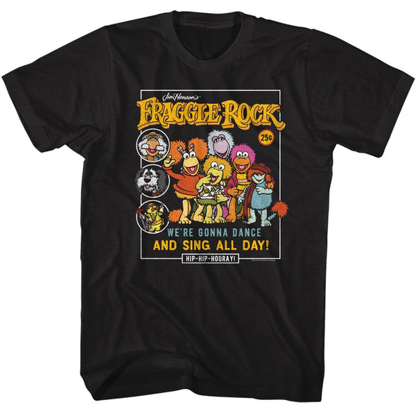 FRAGGLE ROCK Eye-Catching T-Shirt, Comic Cover Style