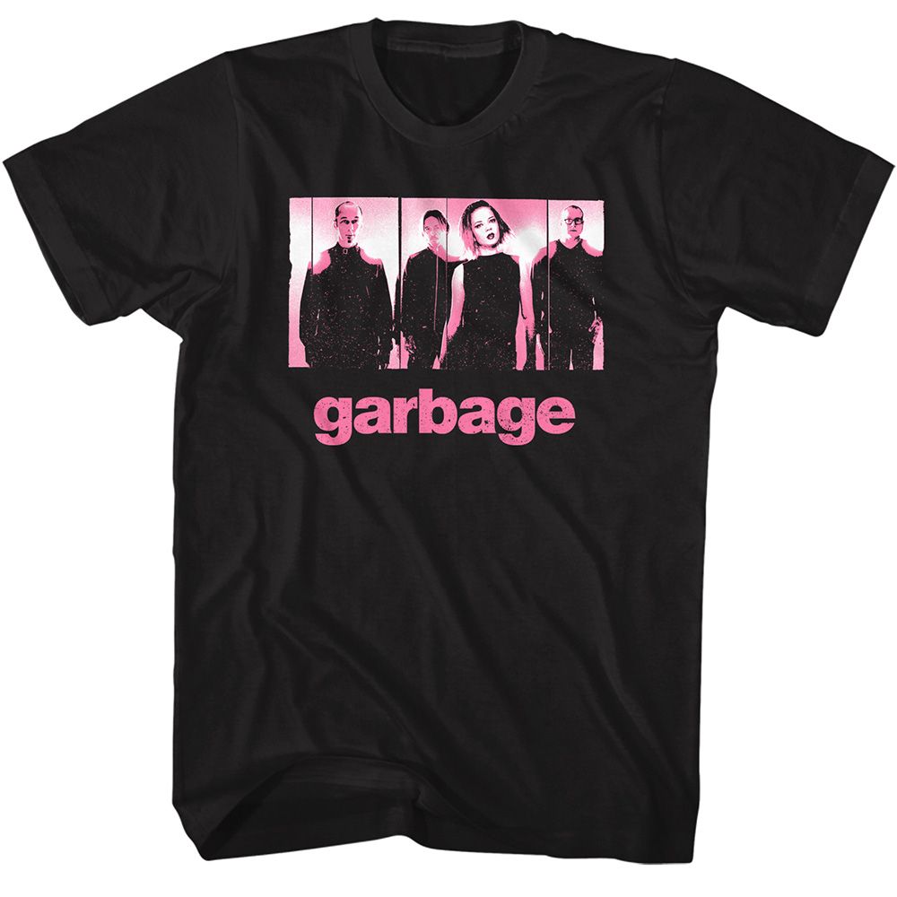 GARBAGE Eye-Catching T-Shirt, Pink