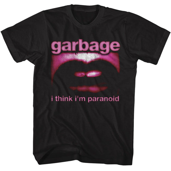 GARBAGE Eye-Catching T-Shirt, Paranoid Mouth