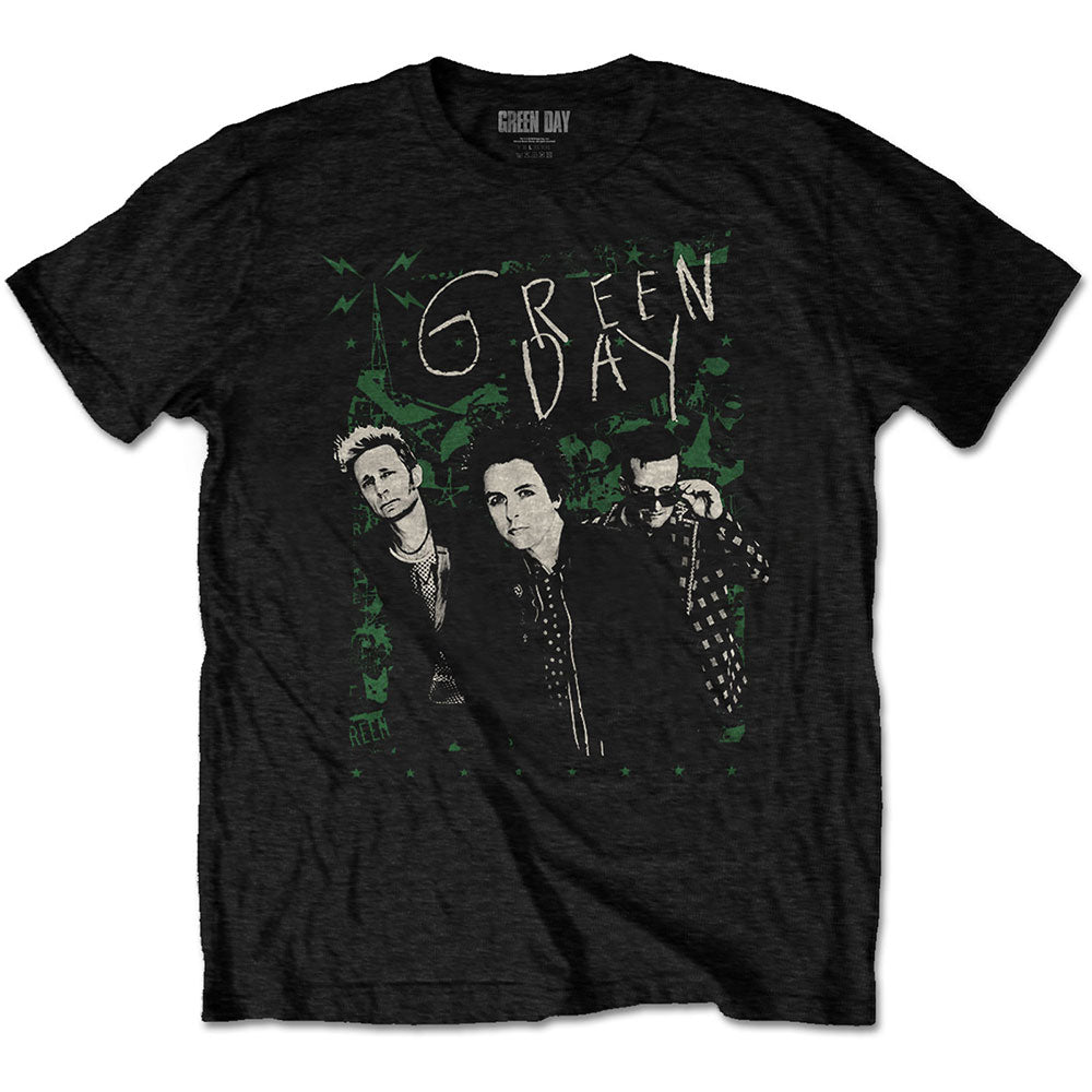 GREEN DAY Attractive T-Shirt, Green Lean